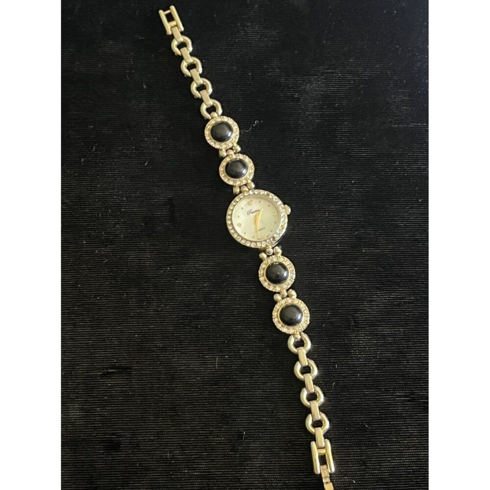Royalton Womens Mother of Pearl Crystal Bracelet Watch V377
